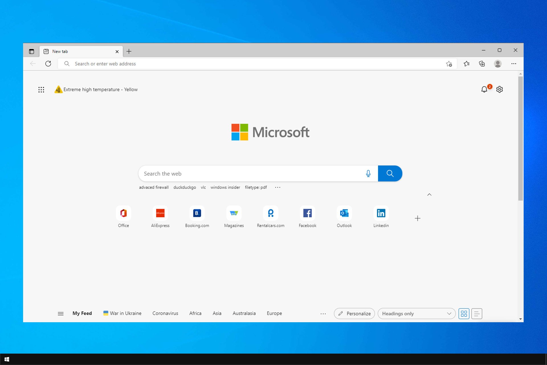 microsoft edge bleibt hängen