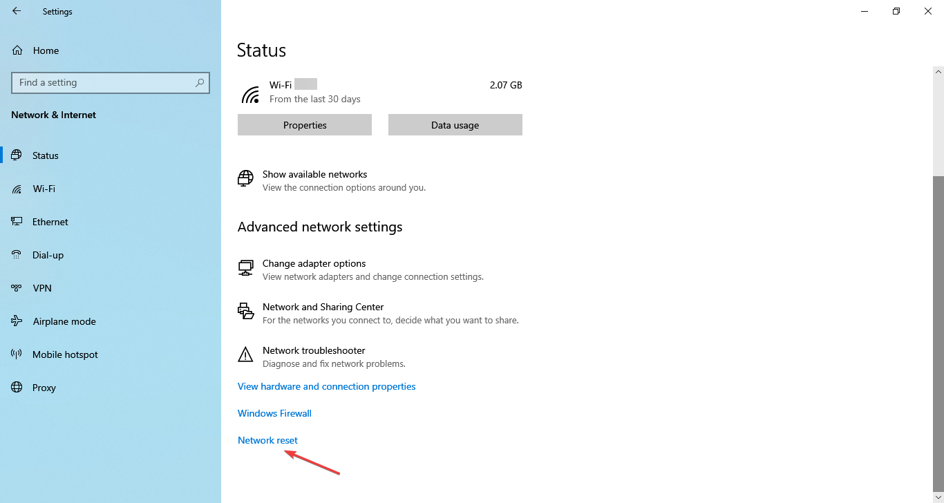 HP 노트북 Wi-Fi 연결 문제 수정용 네트워크 재설정