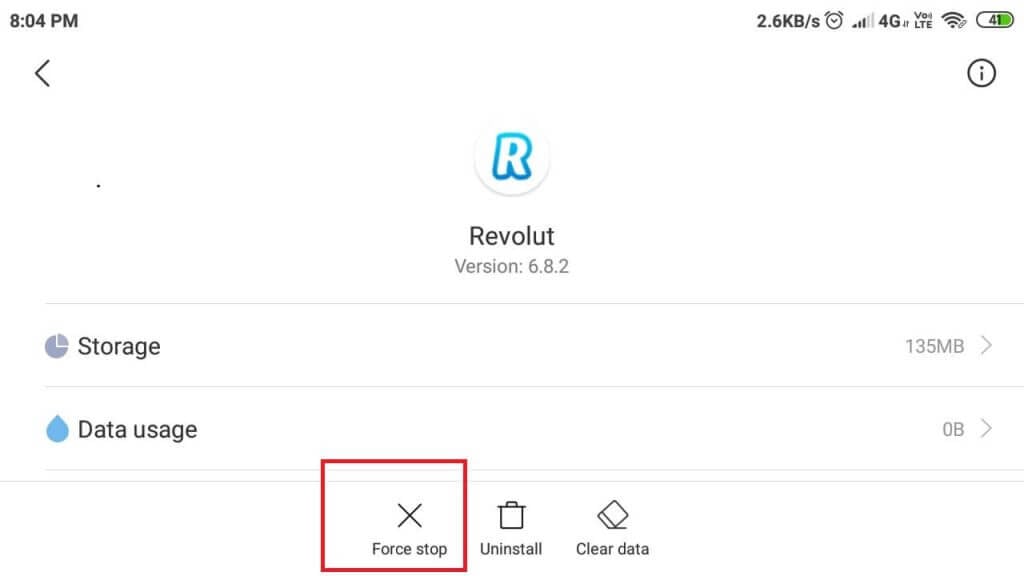 Баланс Revolut не обновляется