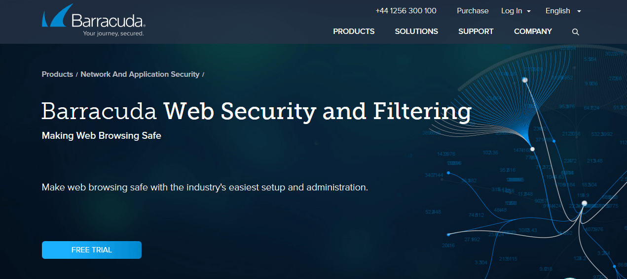 브라우저가 가져오는 자료를 제한하는 Barracuda Web Security & Filtering 소프트웨어