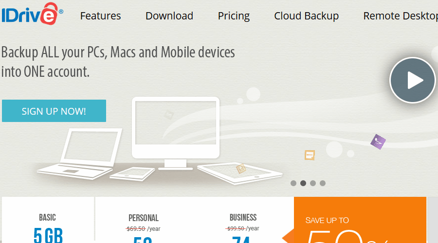 IDrive synology backup software