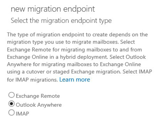 Outlook Anywhere