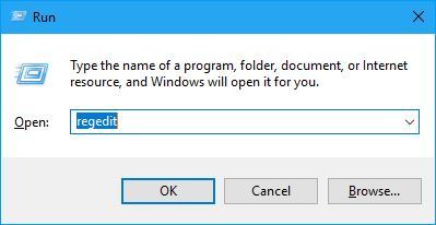 impostazioni di sicurezza attuali consentono a questo file di essere scaricato regedit-1