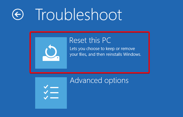 reset-pc sfc scannow not working