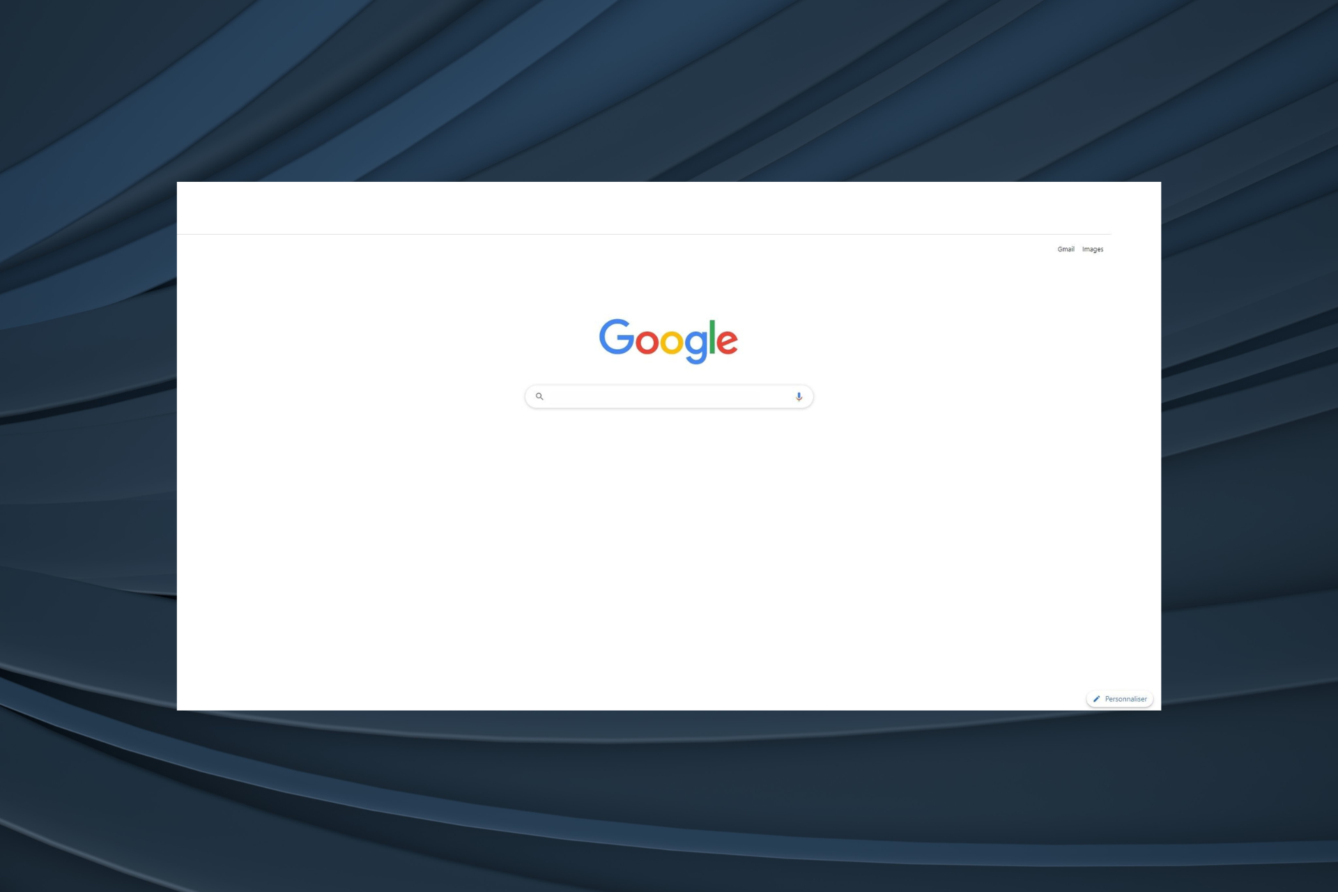 réparer une barre d'outils manquante dans Google Chrome