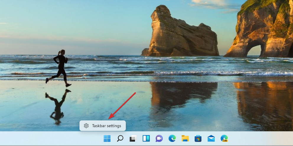 taskbar settings windows