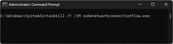 passer l'écran "Connectons-vous à un réseau" sur Windows 11 ?