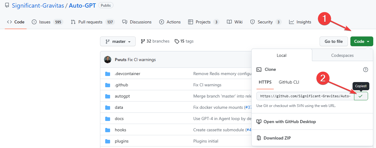 copy-github-code