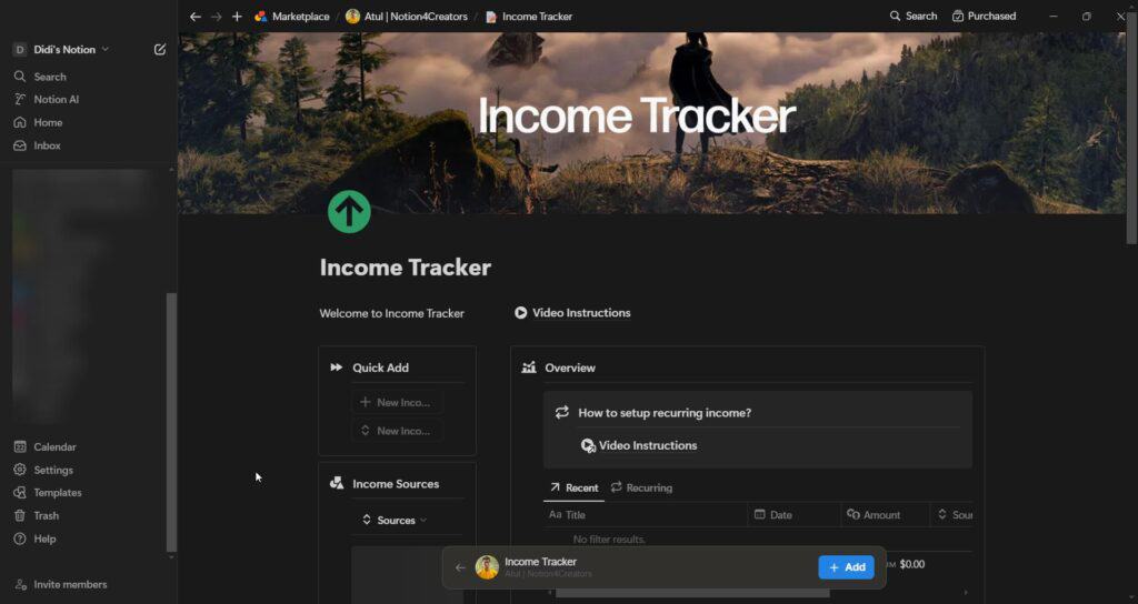 Notion-Notiz-App