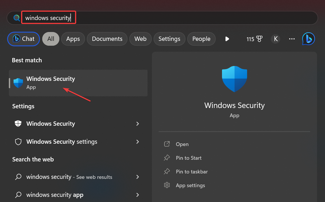windows security