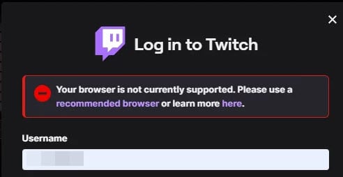 Opera Not Working With Twitch