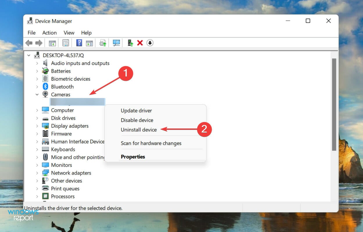 Desinstalar dispositivo para corrigir lifeacm studio windows 11