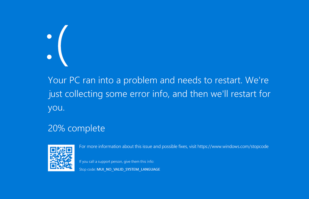 MUI_NO_VALID_SYSTEM_LANGUAGE BSOD Error