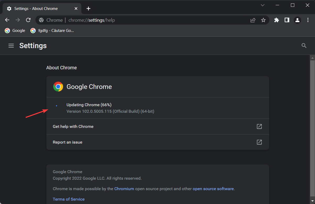 atualizando-chrome Google Chrome não respondendo