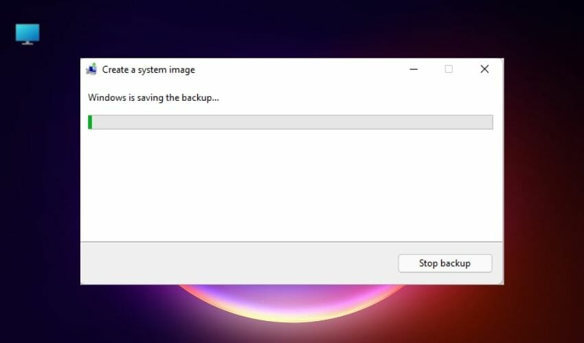 processo de backup windows 11