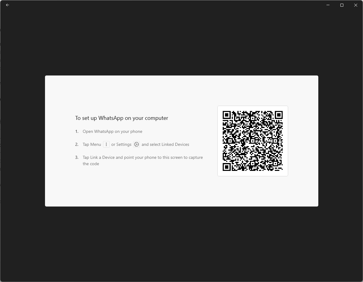Código QR en tu máquina Windows