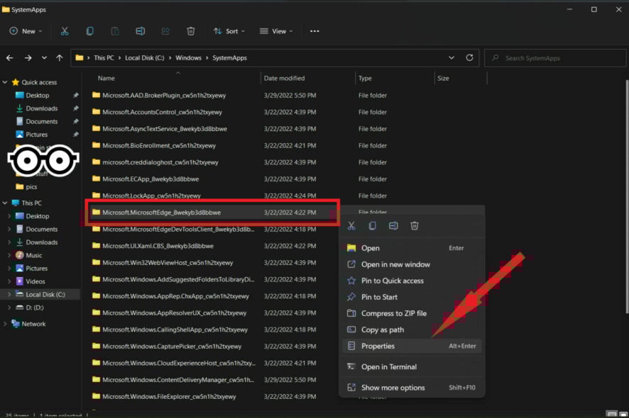 Disabilita il reindirizzamento di ms edge