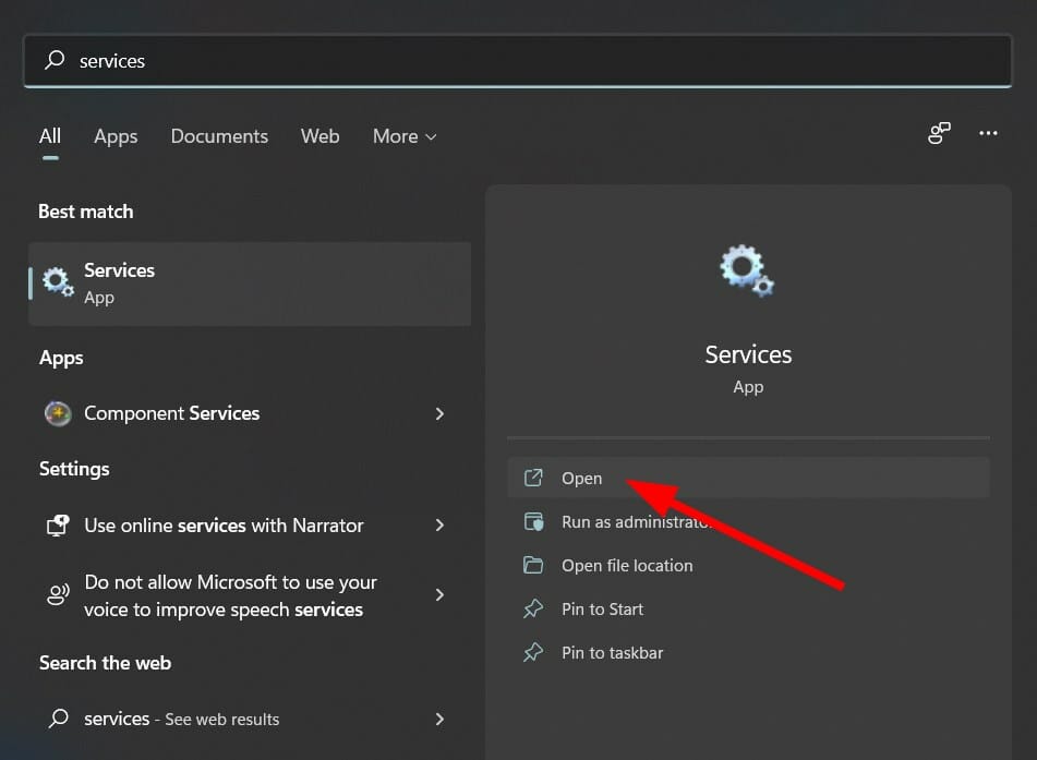 windows services