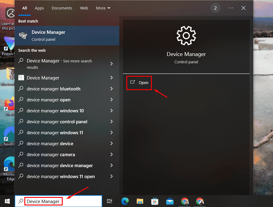 Search Device Manager