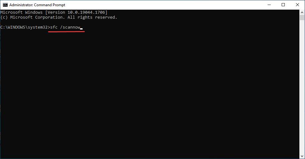 sfc scan to fix fix corrupt cbs.log