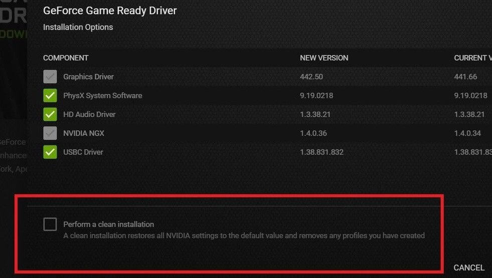 realizar una instalación limpia nvidia