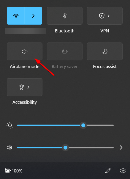 airplane wifi disappeared windows 11