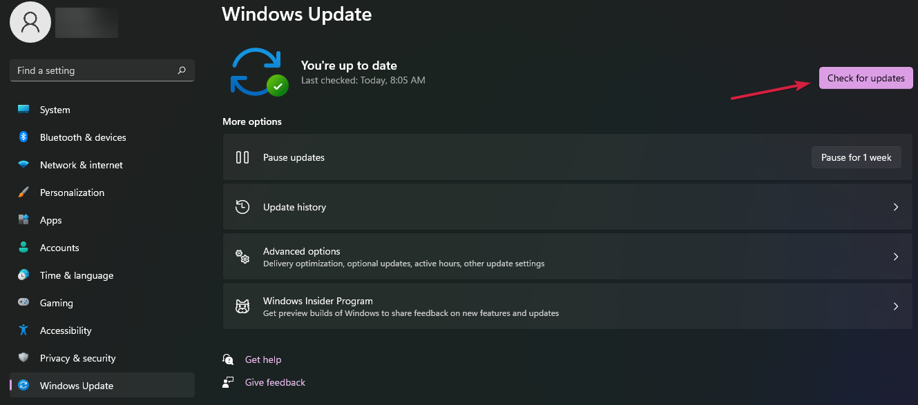 windows 11 verificar atualizações