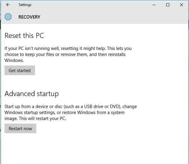 l'antivirus bloque la restauration du système