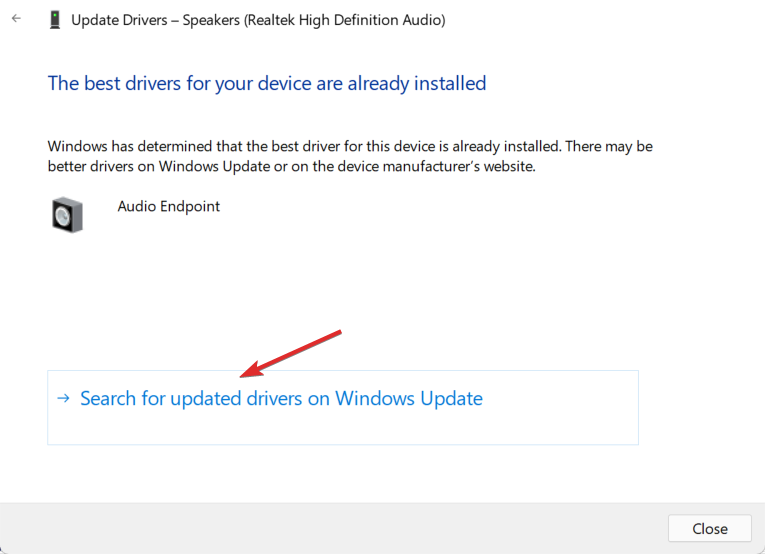 updated-audio-driver windows 11 audio driver download