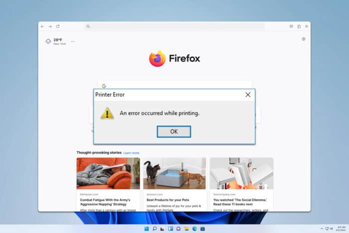 firefox ein fehler trat beim drucken auf