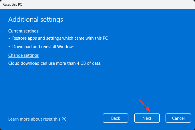 click Next