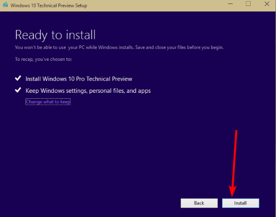 Instalar - erro 0x80240031