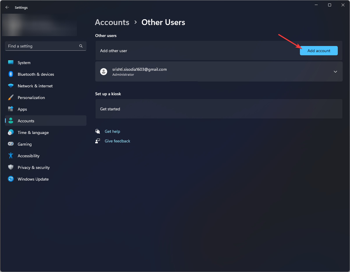 Add other user