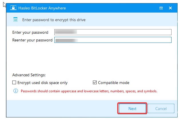 Hasleo BitLocker Anywhere mein windows hat kein bitlocker