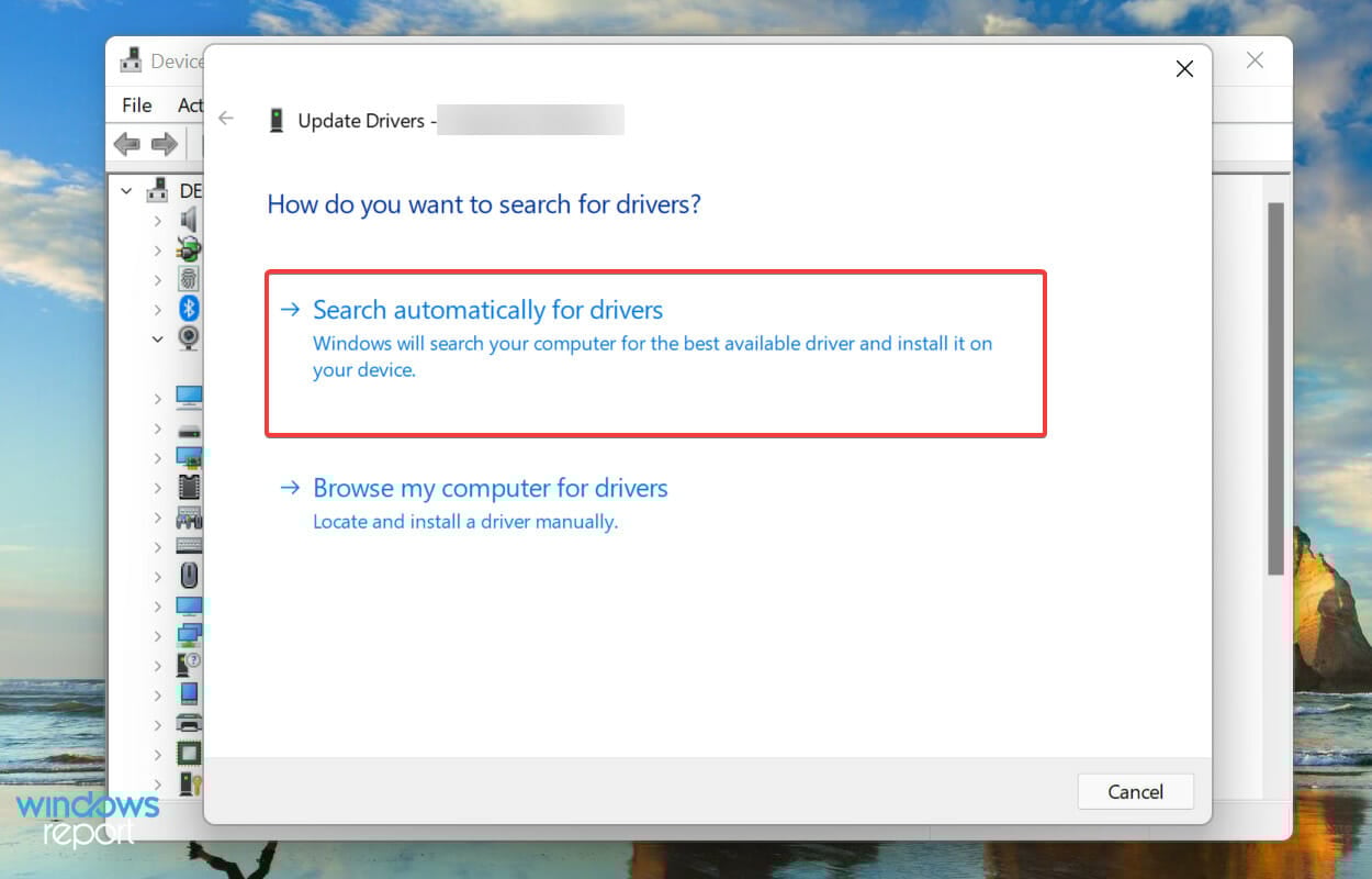 Pesquisar automaticamente por drivers