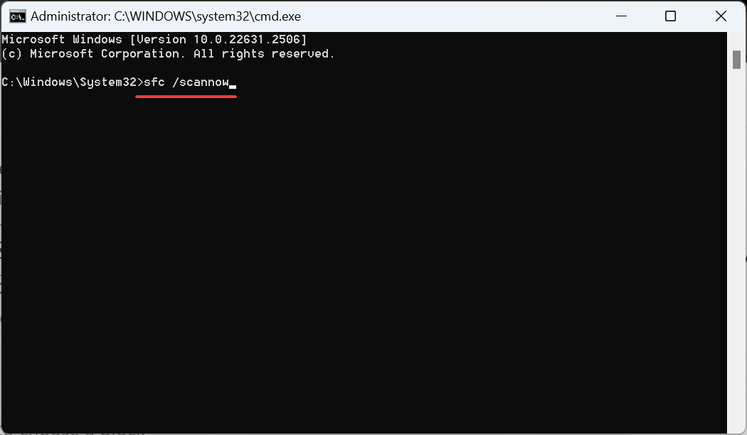 SFCスキャンでロック画面の背景が青い画面に戻る修正 Windows 11