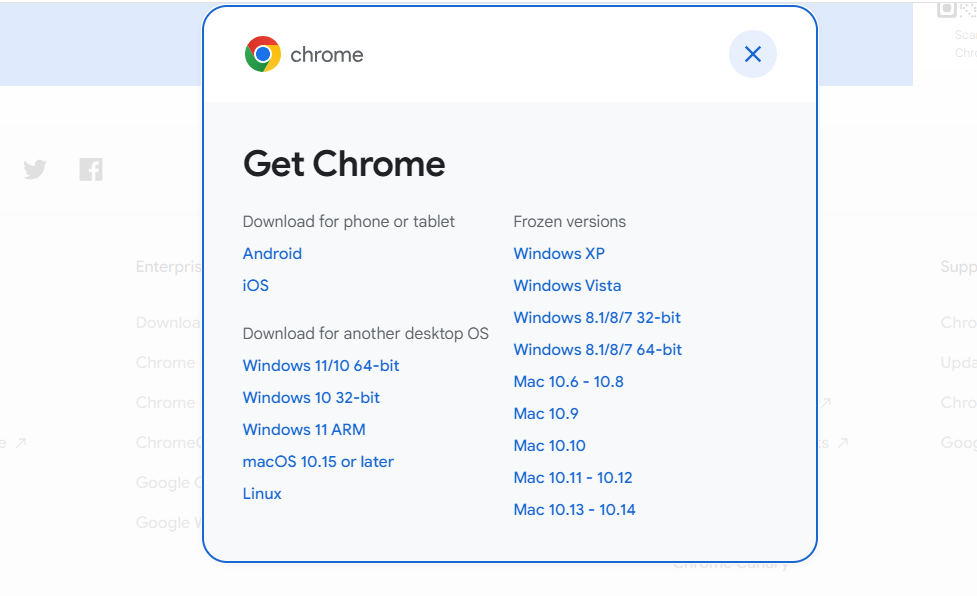 Pick your operating system