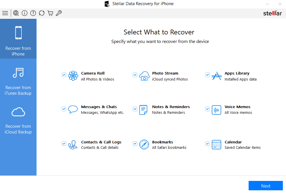 Stellar - Migliore Software di Recupero Dati per iPhone