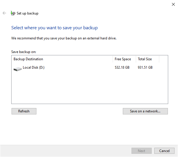 backup copy files from windows 7 to windows 10