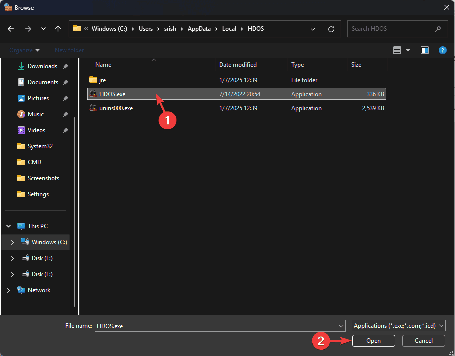 HDOS - jagex launcher hdos not showing