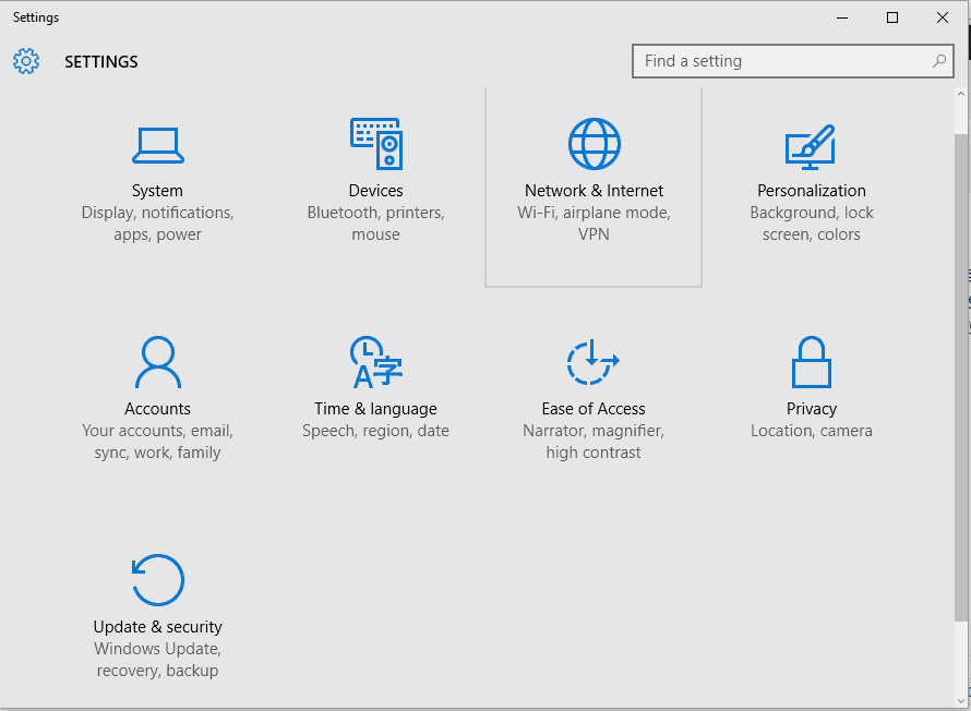 Update & Sicherheit Windows 10