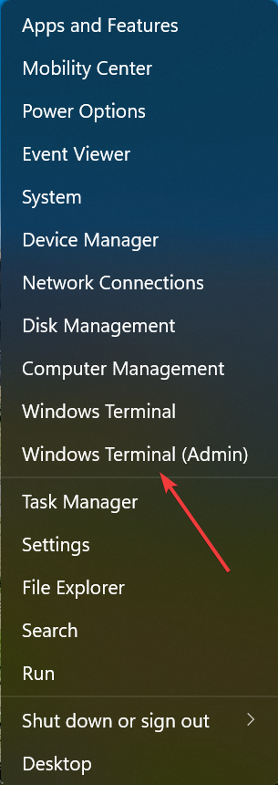 Windows Terminal (Admin)