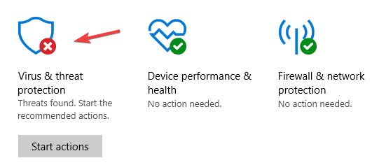 ウイルス対策プログラムがインストールできない