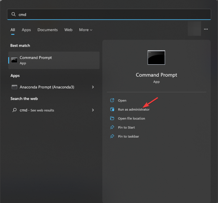 CMD elevated  Epic Games Installer Invalid Drive