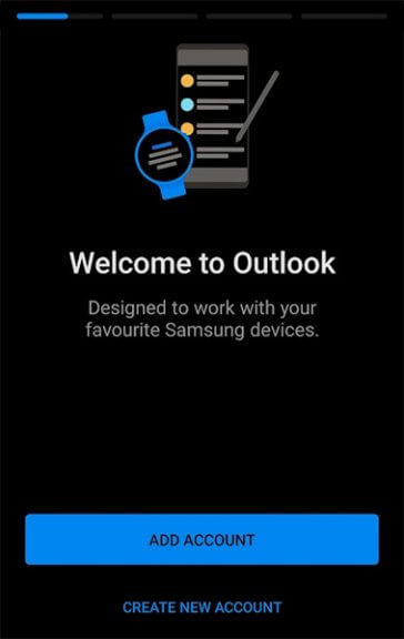 Imposta email su Outlook per Android
