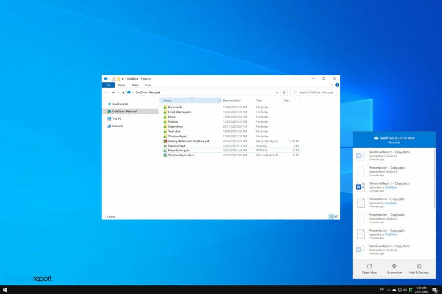 onedrive mancante esplora file