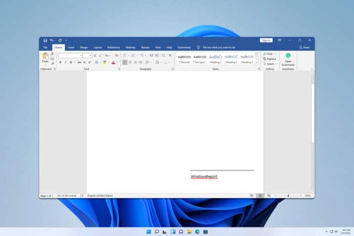 ligne de signature microsoft word sans x