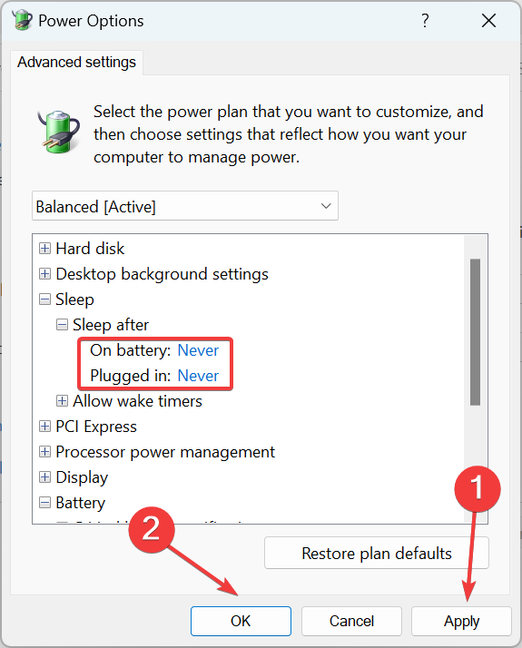 never sleep to fix hp envy stuck in sleep mode