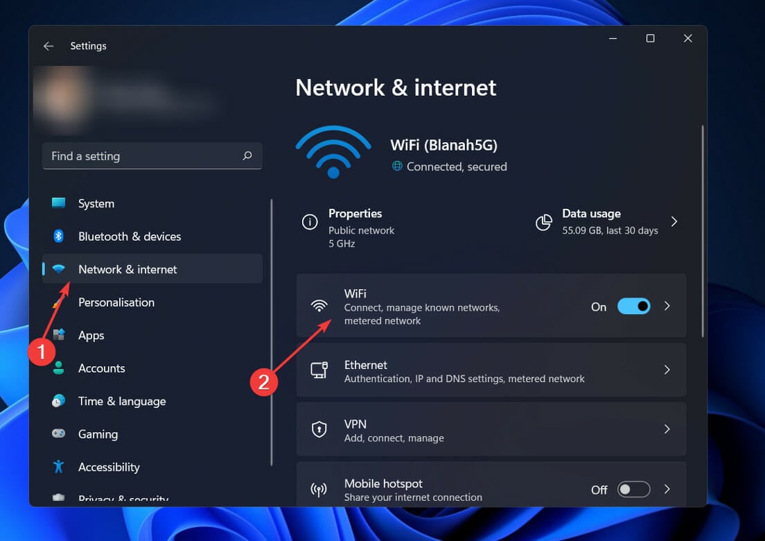 wifi réseau windows 11 écran de verrouillage spotlight ne fonctionne pas