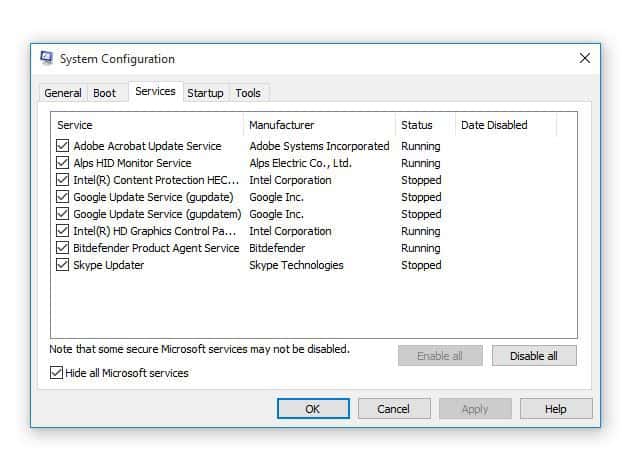get no files on desktop Windows 10